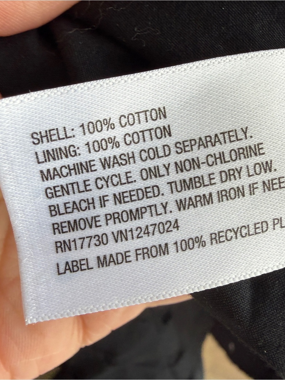 A New Day Midi Dress Cotton Eyelet Pockets Black Cottage Prairie Size L - Picture 9 of 9